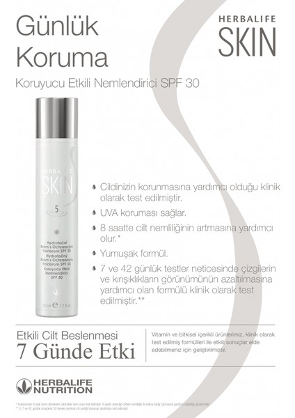 Skın Koruyucu Etkili Nemlendirici Spf 30​ fiyatları