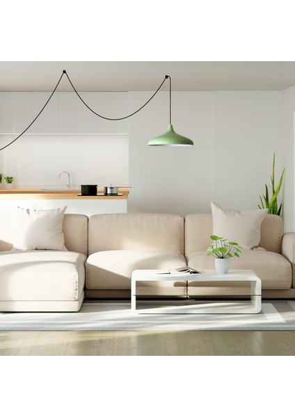 Champion Fişe Takılabilir Tekli Avize Sarkıt Salon Mutfak Ofis Oturma Odası Aydınlatma Sarkıt Lamba