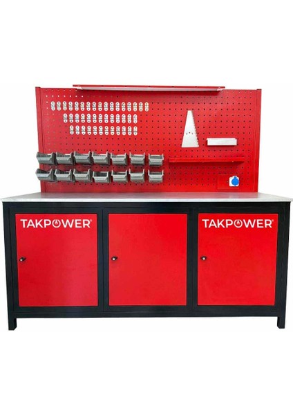 TTR4413 2 Metre Takım Tezgahı 3 Dolaplı