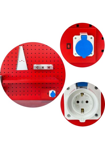 TTR4413 2 Metre Takım Tezgahı 3 Dolaplı