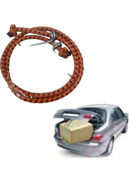 Bisiklet Araba Motosiklet Kancalı Bagaj Gergi Lastiği Sabitleme (5324)