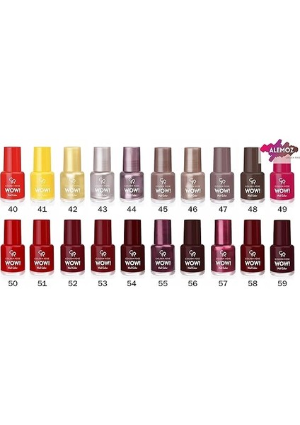 Rose Wow Nail Color No:50 - Oje indirimleri