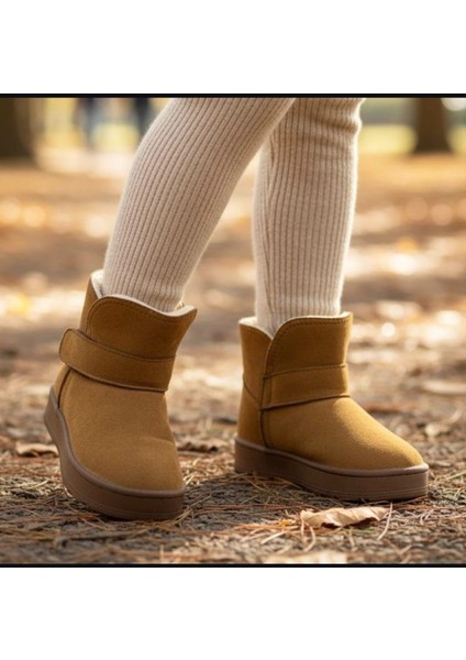 Ortopedik Çocuk Bot Içi Kürklü Bileği Saran Cırtlı Malzemeli Kaydırmaz Ultra Hafif Taban Bot indirimleri