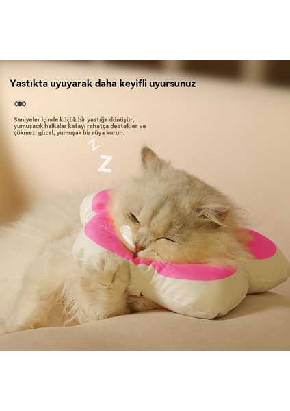 Küçük Kedi Çiçek Eşarp Lisa Beyaz Yalama Önleyici Halka (Yurt Dışından) fırsatları