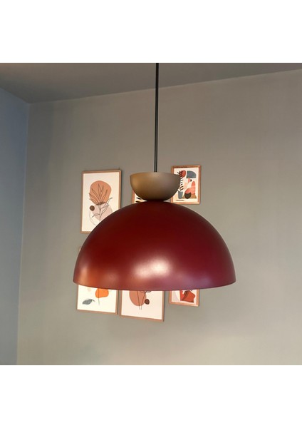 Yimpi Avize Tekli Sarkıt Sütlü Kahve Şapkalı Başlık Salon Kuaför Cafe Dekoratif Aydınlatma Pastane fiyatları