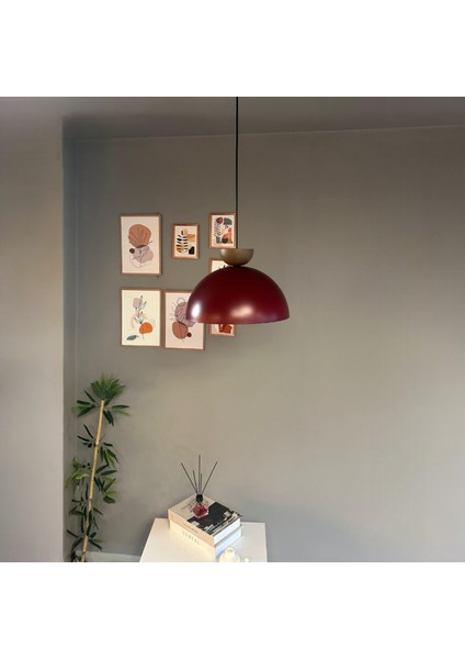 Yimpi Avize Tekli Sarkıt Sütlü Kahve Şapkalı Başlık Salon Kuaför Cafe Dekoratif Aydınlatma Pastane modelleri