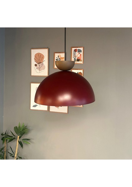 Yimpi Avize Tekli Sarkıt Sütlü Kahve Şapkalı Başlık Salon Kuaför Cafe Dekoratif Aydınlatma Pastane indirimleri