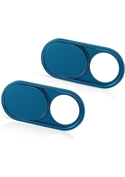 Kamera Kapağı Slayt Ultra Ince, Mavi Web Kamerası Kapağı MacBook Air, Dizüstü Bilgisayar, Imac, Masaüstü, Pc, MacBook Pro, Ipad, iPhone 8/7/6 Için, Gizlilik Web Kamera Koruması [2 Paket]