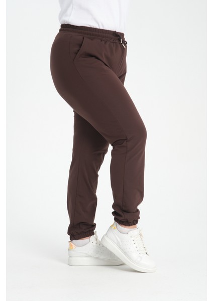 Curve Kışlık Jogger Cepli Dalgıç Kumaş Şardonlu Polar Eşofman Altı modelleri