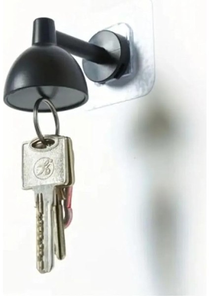 Lamba Şeklinde Askı, Mıknatıslı Anahtarlık Askısı, Yapışkanlı Çok Amaçlı Askı, Şık ve Fonksiyonel Tasarım, Duvara Monte, Anahtar ve Aksesuar Düzenleyici, Kolay Montaj