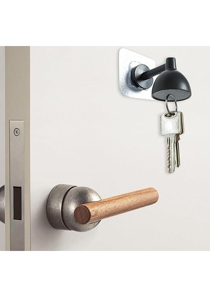 Lamba Şeklinde Askı, Mıknatıslı Anahtarlık Askısı, Yapışkanlı Çok Amaçlı Askı, Şık ve Fonksiyonel Tasarım, Duvara Monte, Anahtar ve Aksesuar Düzenleyici, Kolay Montaj fırsatları