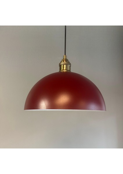 Yimpi Vişne Çürüğü Avize Tekli Sarkıt Lale Başlık Salon Mutfak Kuaför Lamba Dekoratif Aydınlatma