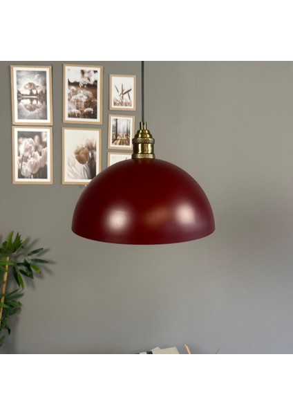 Yimpi Vişne Çürüğü Avize Tekli Sarkıt Lale Başlık Salon Mutfak Kuaför Lamba Dekoratif Aydınlatma fiyatları