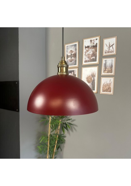 Yimpi Vişne Çürüğü Avize Tekli Sarkıt Lale Başlık Salon Mutfak Kuaför Lamba Dekoratif Aydınlatma fırsatları