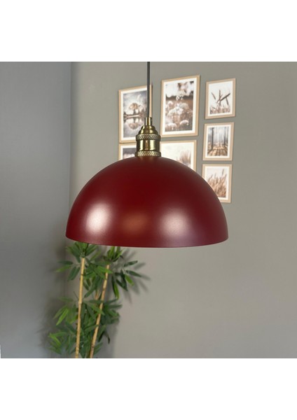 Yimpi Vişne Çürüğü Avize Tekli Sarkıt Lale Başlık Salon Mutfak Kuaför Lamba Dekoratif Aydınlatma indirimleri