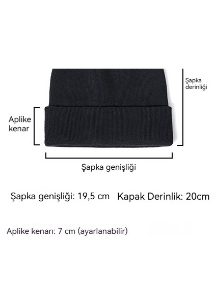 Sonbahar ve Kış Basit Örme Şapka Kadın Sıcak Şapka (Yurt Dışından) modelleri