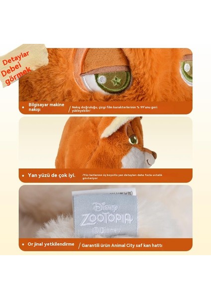 Disney Zootopia Nick Fox Şapka ve Eşarp 2 Bir 1 (Yurt Dışından) fırsatları