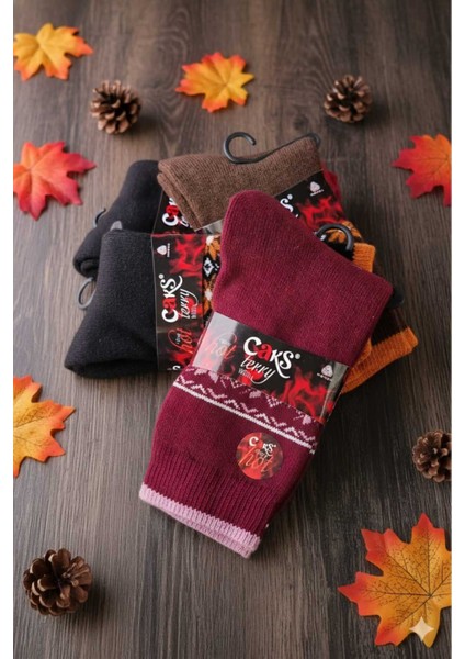 Yün Çorap 4'lü Paket Asorti