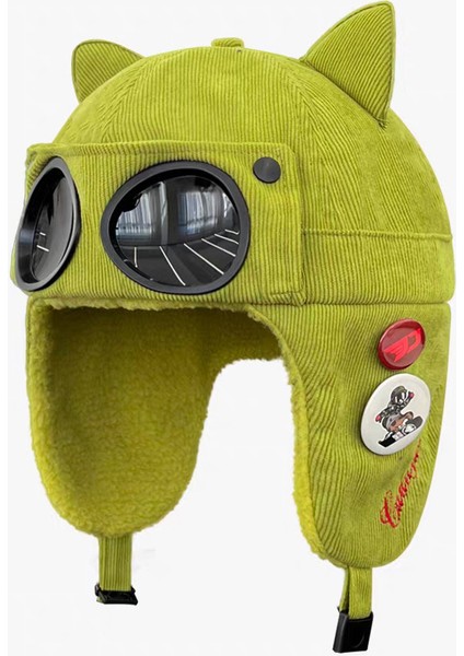 Kış Rüzgar Geçirmez Sıcak Pamuklu Şapka Sevimli Kedi Şapka (Yurt Dışından) indirimleri