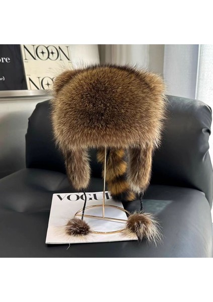 Kış Küçük Rakun Çocuk Sıcak Şapka (Yurt Dışından) modelleri