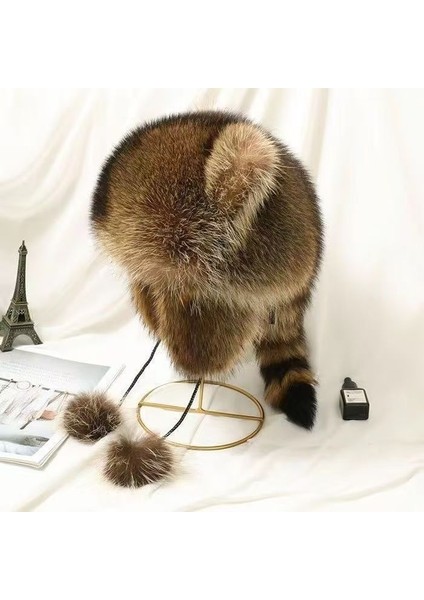 Kış Küçük Rakun Çocuk Sıcak Şapka (Yurt Dışından) fırsatları