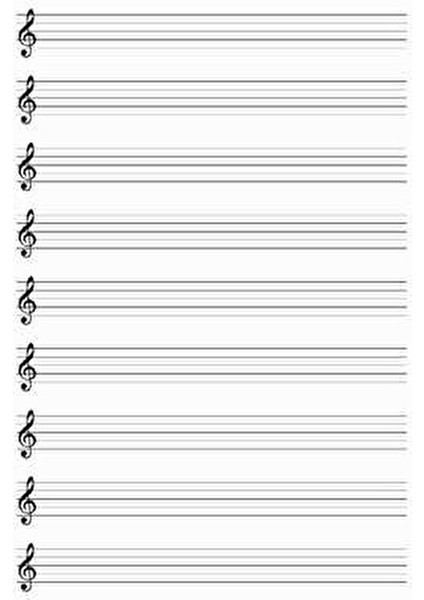 Müzik Defteri A4 40 Yaprak Karton Kapaklı Renkli Tasarım ile Eğlenceli Notlar İçin fırsatları