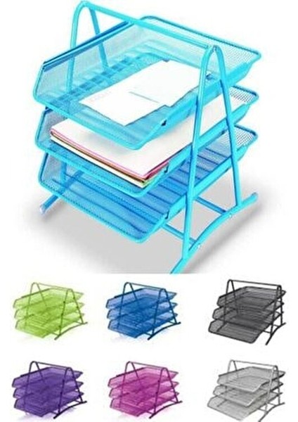 Metal Perfore Evrak Rafı 3 Lu Silver Renkli Dosya Düzenleyici indirimleri