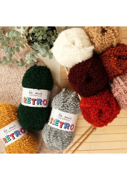 Retro Krem El Örgü İpi - LM1011 modelleri