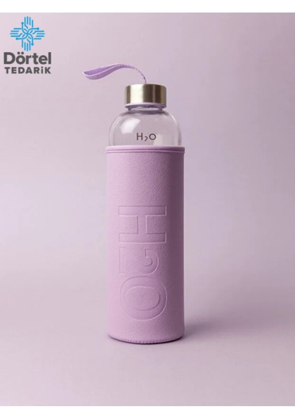 H2O Deri Kılıflı Cam Matara 1000 ml fiyatları