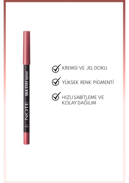 Silk Stay Lipliner Suya Dayanıklı Ipeksi Dudak Kalemi - 05 Roselle - Pembe fiyatları