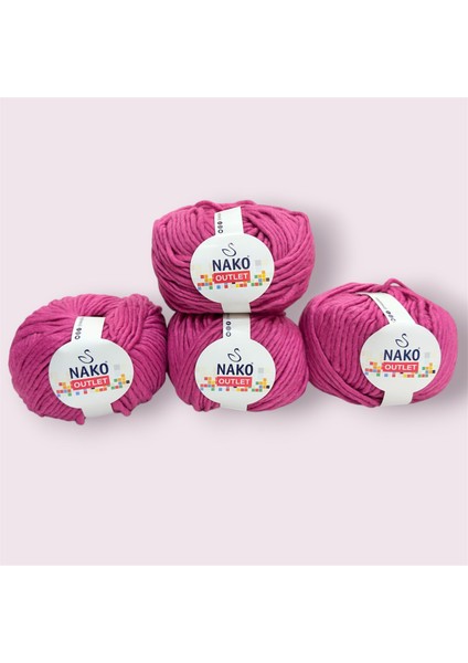 Outlet Romeo (Yün) El Örgü İpi 620 gr - Pembe modelleri