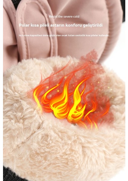 Kışlık Açık Hava Sporları, Bisiklet Için Su Itici, Sıcak Tutan Pamuklu Eldiven (Yurt Dışından) indirimleri