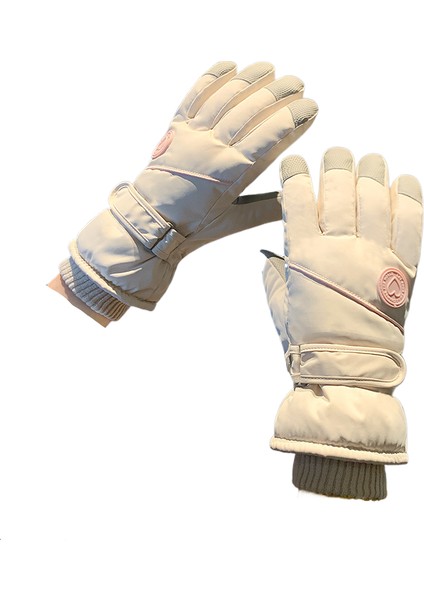 Yünlü, Kalın, Şık, Sıcak Tutan, Soğuktan, Rüzgardan ve Sudan Koruyan Bisiklet Eldiveni (Yurt Dışından)