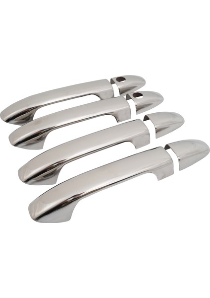Mercedes Vito W447 Uyumlu 2014 Ve Üzeri Krom Kapı Kolu 4 Kapı Çift Delik Paslanmaz Çelik fırsatları