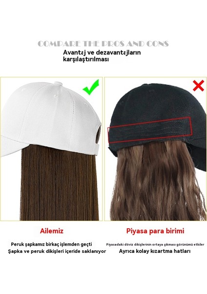 Tek Parçalı Peruk Şapka Kimyasal Elyaf Kısa Düz Saç Bobo Bob Şapka Peruk (Yurt Dışından) fırsatları