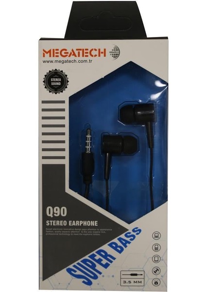 Q90 Siyah Mikrofonlu Kulaklık