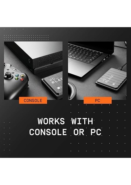 Black 5tb P10 Game Drive Pc, Mac, Playstation 4 ve Xbox One ile Uyumlu, WDBA3A0050BBK-WESN indirimleri
