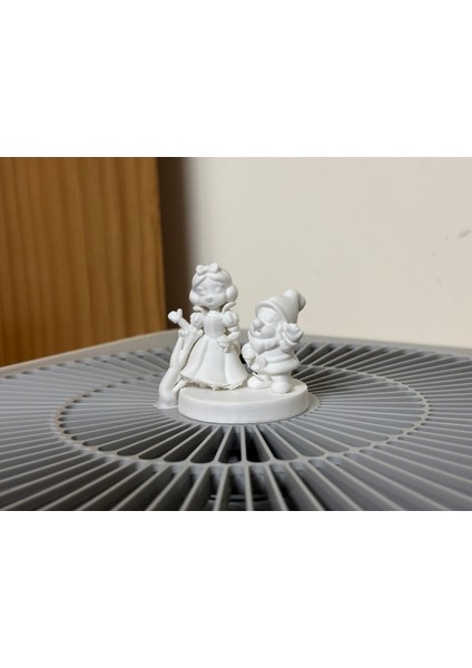 Kendin Boya Pamuk Prenses ve Neşeli Cüce Figürü | Boyasız Hobi & Dekor Ürünü