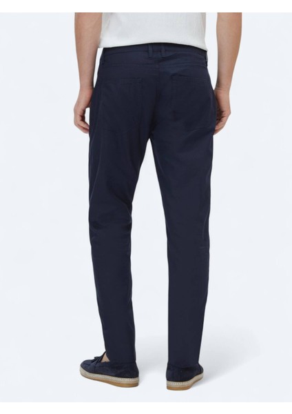 Lacivert Denim Slim Fit Casual Pamuk Karışımlı Pantolon fırsatları