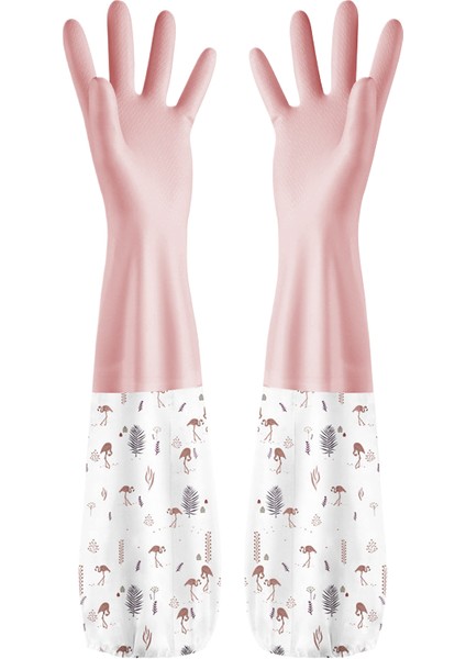 Yünlü Eldiven, Kışın Bulaşık Yıkamak Için, Kalınlaştırılmış, Çamaşır Yıkamak Için Su Geçirmez Eldiven (Yurt Dışından)