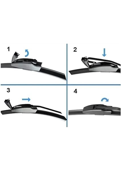 Corsa E ve Corsa D Uyumlu 2006 Sonrası Araca Özel Ön Silecek Takımı 2 Adet modelleri