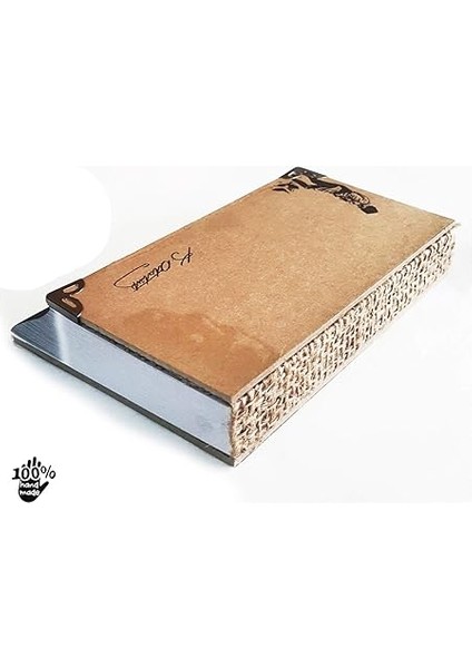 Defter Bloknot-El Yapımı Kalın Kapak Özel Açılı Kesimli indirimleri