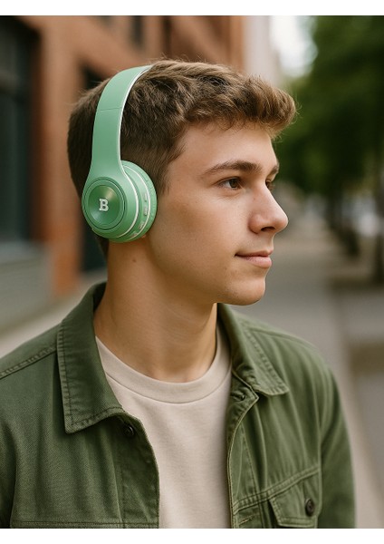 Kablosuz Bluetooth Kulaküstü Kulaklık-Mikrofonlu, Stereo Ses, Aux ve Hafıza Kartı Desteği Pulse modelleri