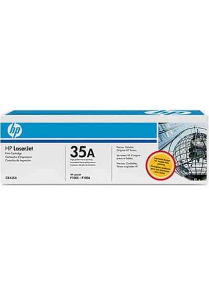 35A Black Siyah 1.500 Sayfa Toner CB435A