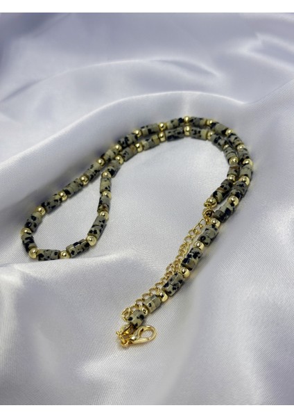 Renk Harmanı Doğal Taş Boncuk Kolye modelleri