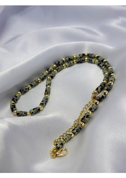 Renk Harmanı Doğal Taş Boncuk Kolye fırsatları