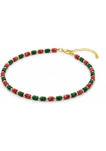 Renk Harmanı Doğal Taş Boncuk Kolye fiyatları