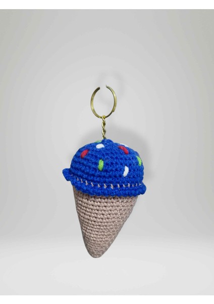 Amigurumi Külah Anahtarlık 10-11 cm Sevimli El Örgüsü Hediyelik Anahtar ve Çanta Aksesuarı (KOD:106)