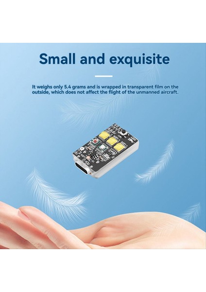 3 Pro/vata 2/mini 4 Pro Evrensel Çarpışma Önleyici Uyarı Sinyali Için Strobe Işığı (Yurt Dışından) fiyatları