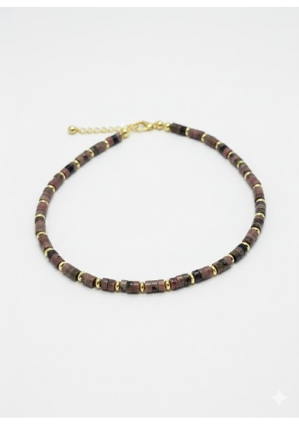 Renk Harmanı Doğal Taş Boncuk Kolye modelleri